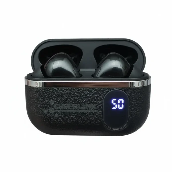 superlink wireless earbuds with led battery display