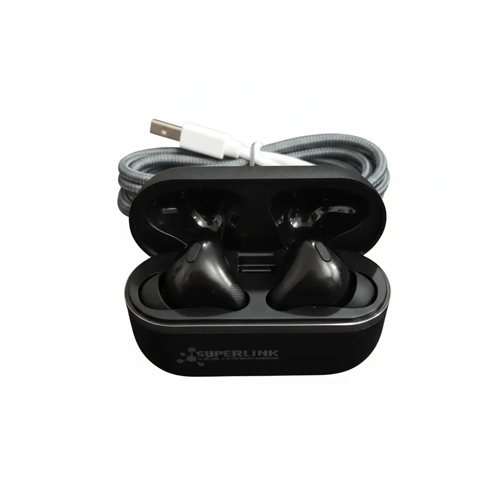 superlink wireless earbuds with led battery display superlink wireless earbuds with led battery display