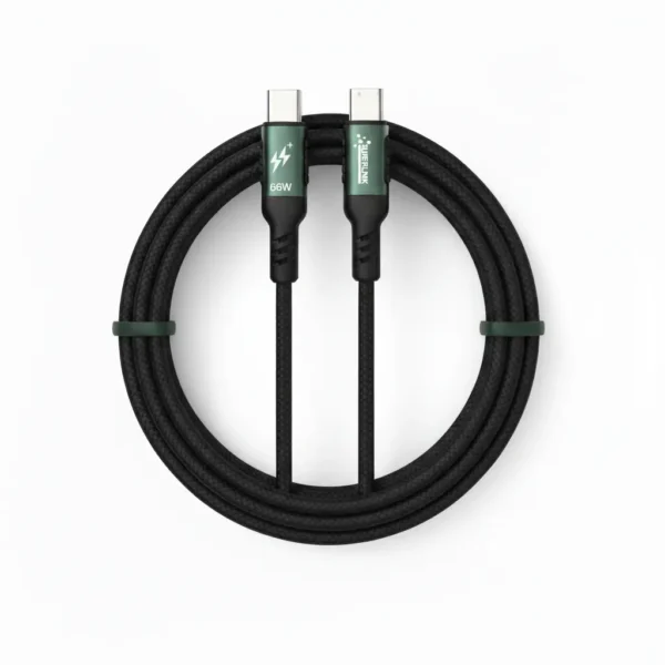 superlink fast charging cable 66w spark – type c to type c