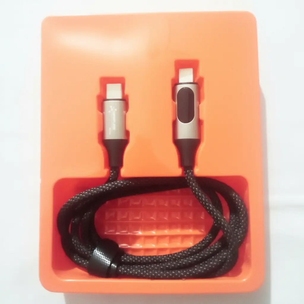 superlink nylon data cable type c to i with led superlink nylon data cable type c to i with led